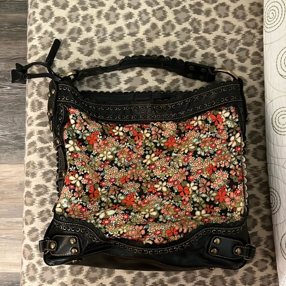 Isabelle fiore leather handbag